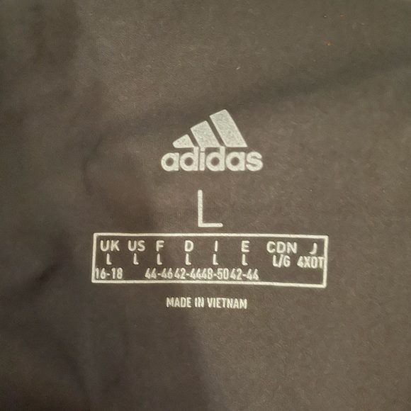 SOLD- Adidas three stripe leggings - Picture 3 of 5